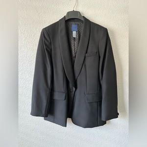 J. Crew black one button blazer size 14